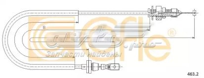 Трос газа 4632 Cofle