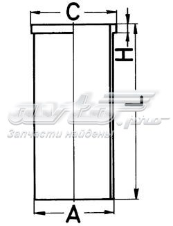 Гильза поршневая KOLBENSCHMIDT 89178190