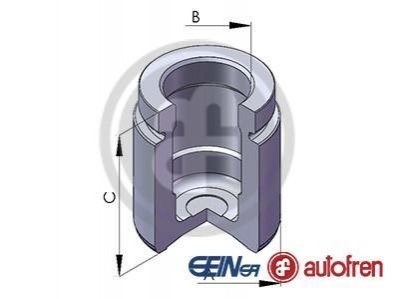 Поршень тормозного суппорта переднего  AUTOFREN D025646