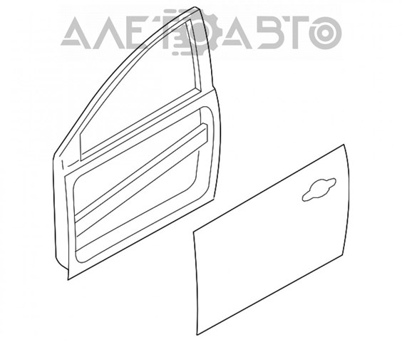 Дверь передняя правая FPS FP2813316 цена, от 654.26 USD