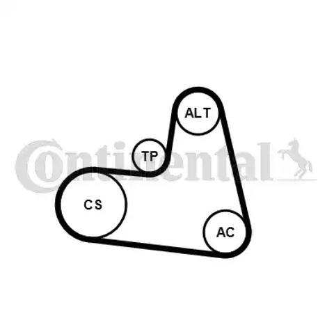 Ремень приводной 6PK1217K1 Continental/Siemens