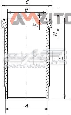 227WN6701 Mahle Original Поршневая гильза