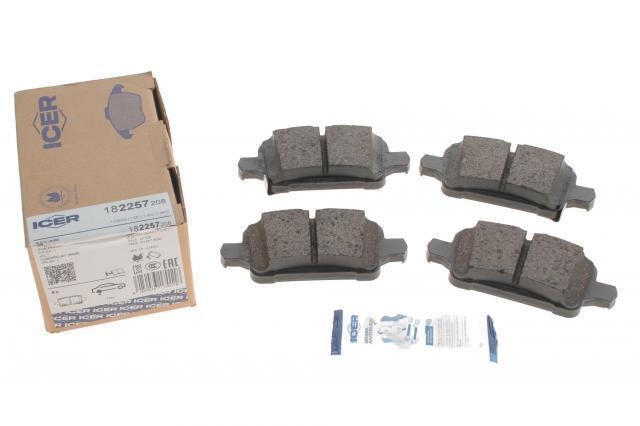 Колодки дисковые  Icer 182257208 цена, от 21.19 USD