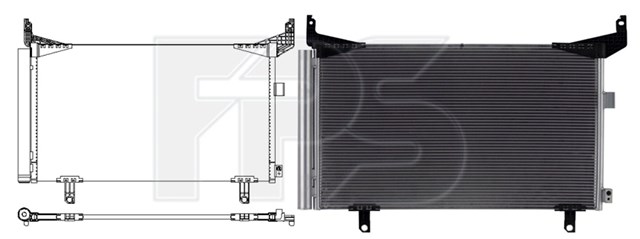 Конденсатор кондиционера FPS FP67K493 цена, от 94.03 USD
