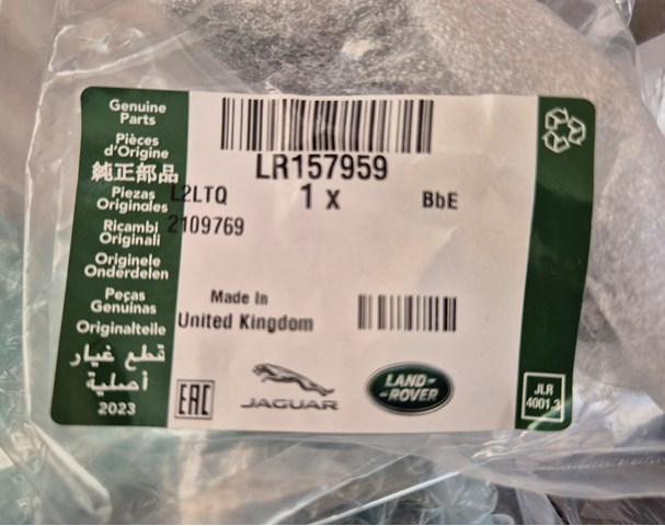 LR157959 Land Rover 