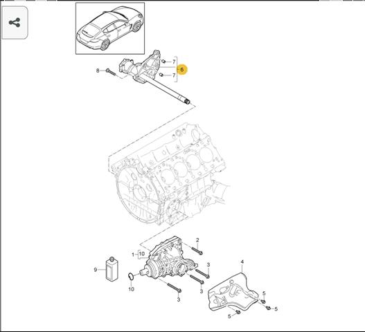  97034902105 Porsche