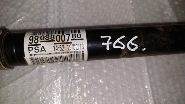 9808800780 Peugeot/Citroen Полуось передняя, правая
