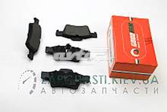 Колодки тормозные задние дисковые GOODREM RM1234