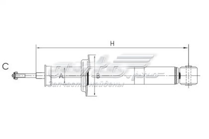Амортизатор задний SCT Z2160