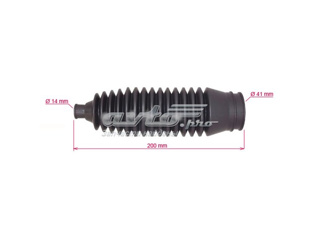 MT206DUSTER MSG Пыльник рулевой тяги