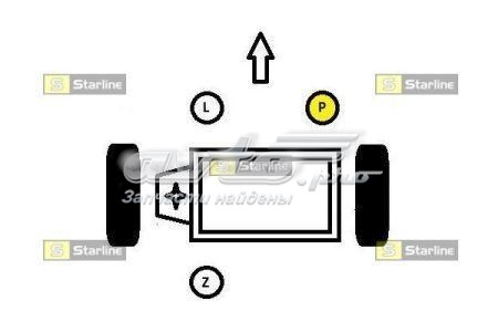 Подушка двигателя Starline SSM0288 цена, от 48.87 USD