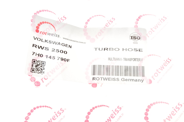 Патрубок интеркулера RWS2500 Rotweiss