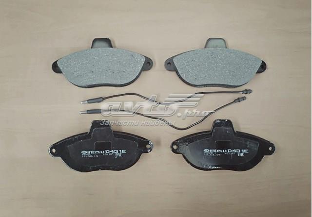 Колодки тормозные передние дисковые DAFMI D431E