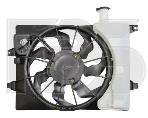 Дифузор радіатора охолодження, в зборі з двигуном і крильчаткою FP3244W01 FPS