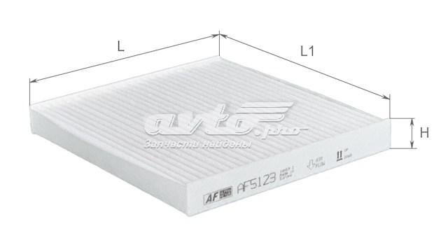 AF5123 Alpha Filter Внутрисалонный фильтр