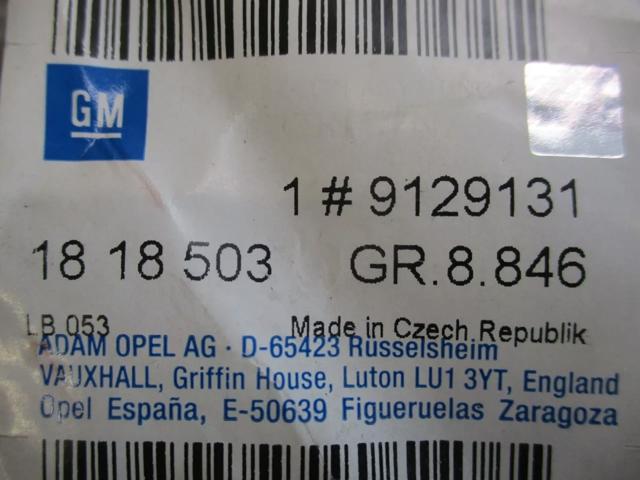 Шланг радиатора отопителя General Motors 9129131