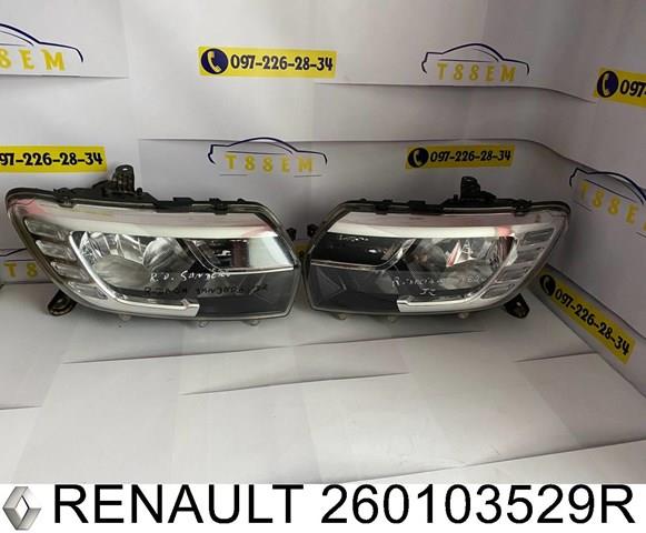 Левая фара 260605665R Renault (RVI)