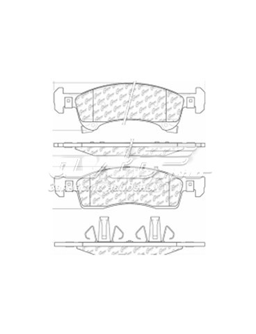 10209340 Centric Parts Колодки передние
