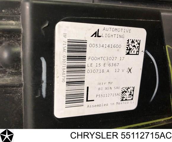 55112715AF Chrysler Фара