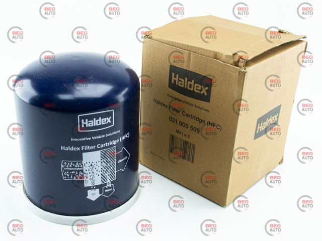031005509 HALDEX Filtro del secador de aire (separador de agua y aceite) (CAMIÓN) original y equivalente