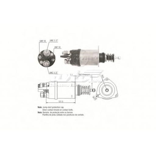 ZM362 ZM relê retrator do motor de arranco