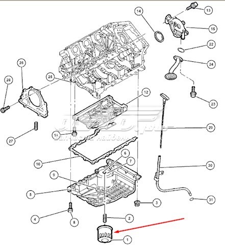0FE00292 CHRYSLER Filtro de aceite original y equivalente