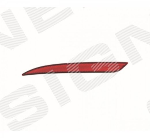 Левый отражатель бампера Signeda ZTS1401L