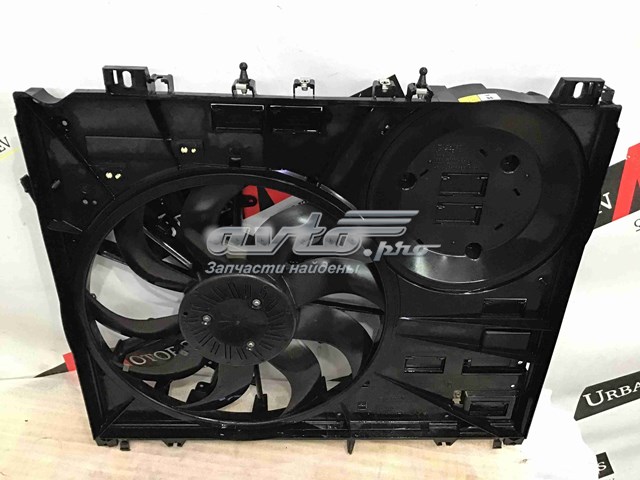 Купить LR048175 Land Rover Диффузор вентилятора в сборе с мотором и крыльчаткой