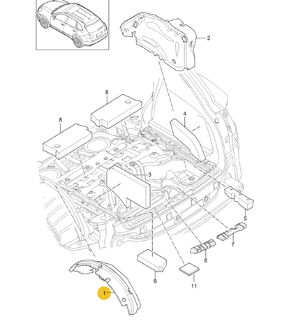  95855681300 Porsche