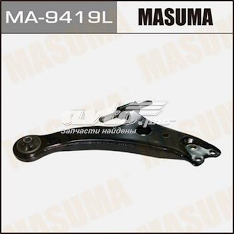 Рычаг передней подвески нижний левый Masuma MA9419L