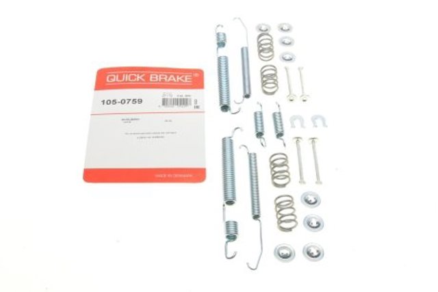 105-0759 Quick Brake kit de montagem das sapatas traseiras de tambor