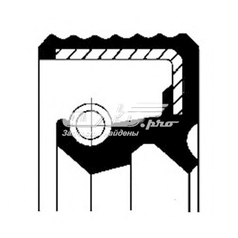Сальник рулевой рейки/механизма (см. типоразмеры) Corteco 12015526B