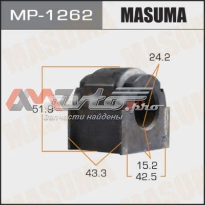 Втулка стабилизатора переднего MASUMA MP1262