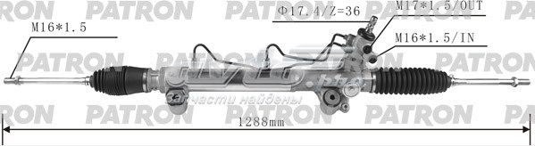 Рейка рулевая PATRON PSG3046