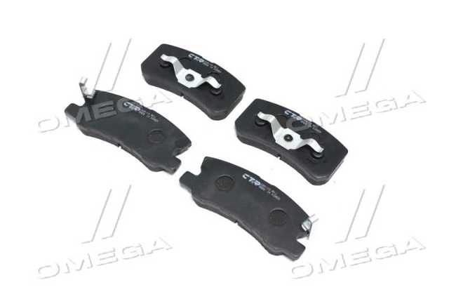 Задние тормозные колодки GK0578 CTR
