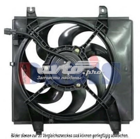 Вентилятор (крыльчатка) радиатора охлаждения Parts-Mall PXNJA024