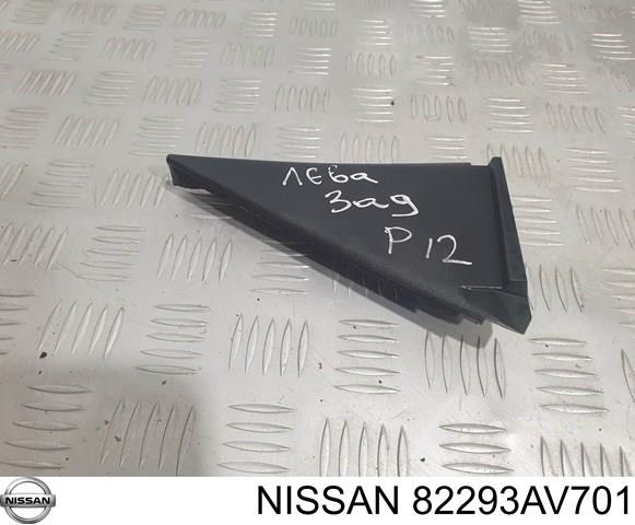 82821AV700 Nissan молдинг опускного стекла двери задней левой