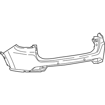 K68351583AB Fiat/Alfa/Lancia pára-choque traseiro, parte superior