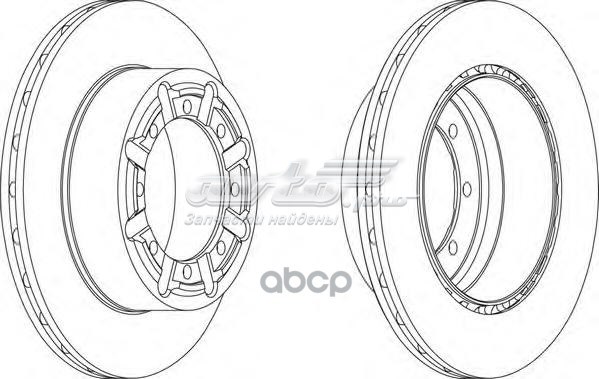 Купить FCR340A Ferodo Диск тормозной задний