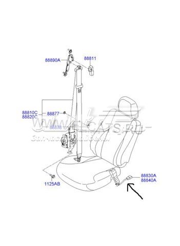  888402E010U7 Hyundai/Kia