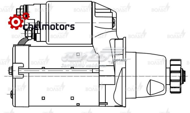 Стартер двигателя STARTVOLT LST1902