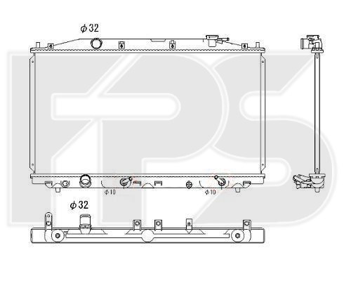 FP 30 A194-KY Koyorad radiador de esfriamento de motor