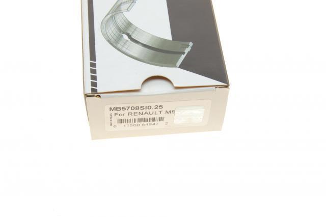 Вкладыши коленвала, коренные, комплект, 1-й ремонт (+0,25) King MB5708SI025 цена, от 21.17 USD