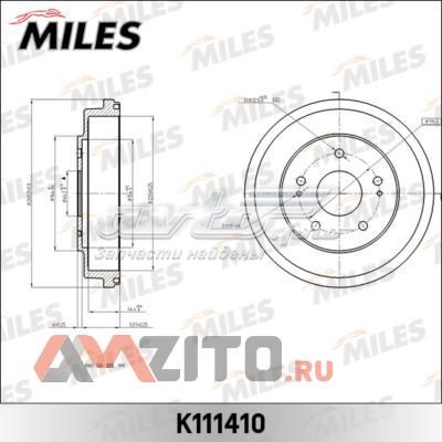 Тормозной барабан K111410 Miles