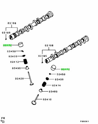 Compensador hidrâulico (empurrador hidrâulico), empurrador de válvulas Mitsubishi Outlander preço, a partir de 12,49 USD