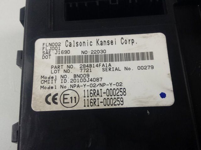 284B14FA1A Nissan/Infiniti 