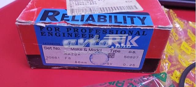 Комплект поршневых колец на двигатель, 1-й ремонт (+0,25) Riken 30661025