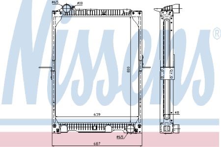 Радиатор 62524 Nissens