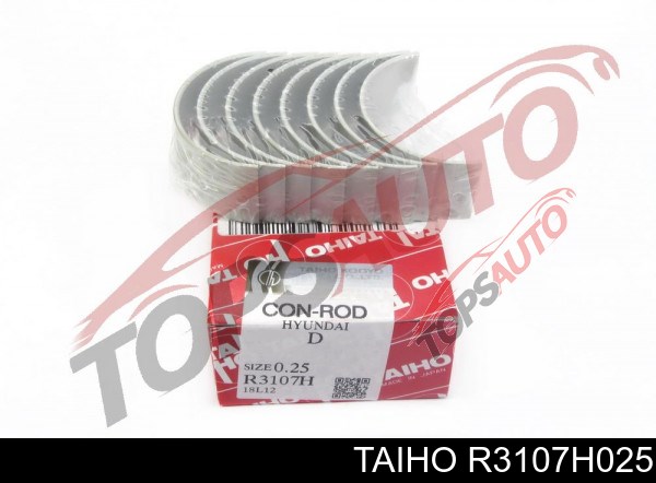 Вкладыши коленвала, шатунные, комплект, 1-й ремонт (+0,25) Taiho R3107H025 цена, от 15.69 USD