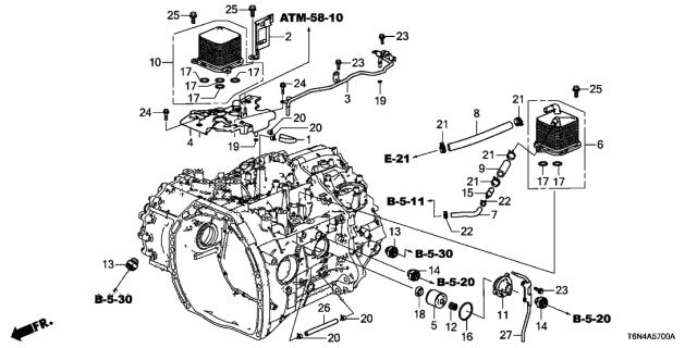 Купить 913025T0003 Honda Кольцо уплотнительное фильтра АКПП